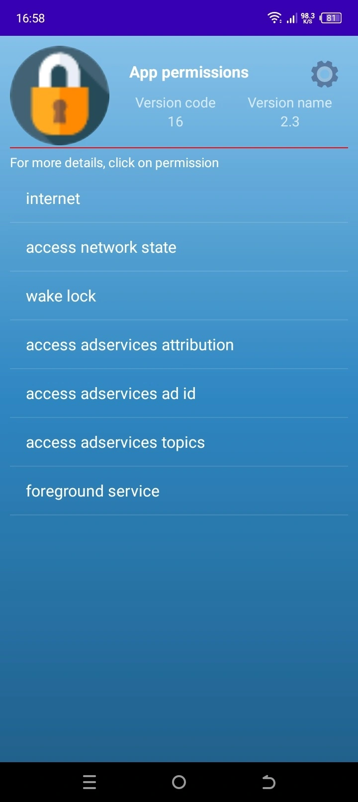 Permissions Reader